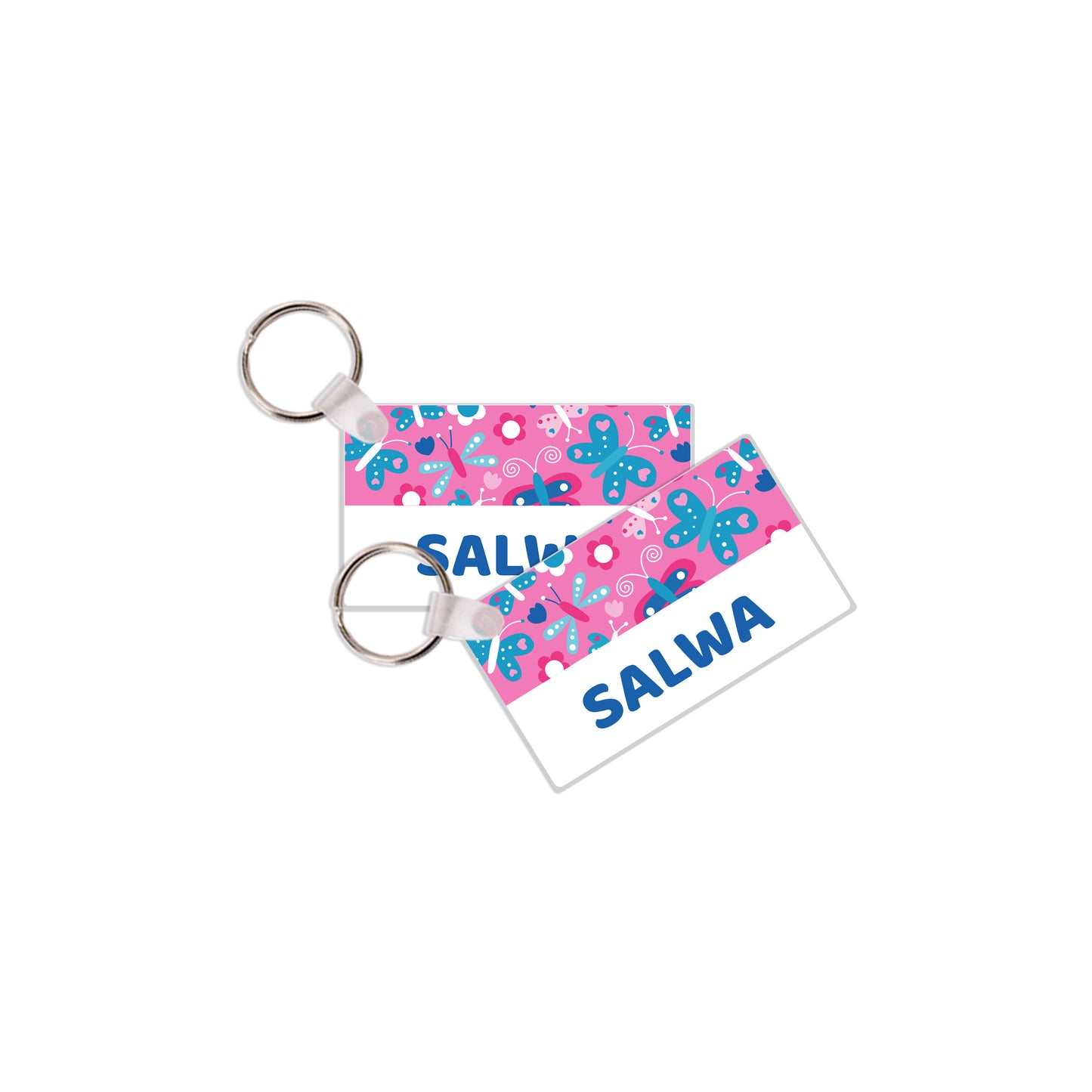 School Tags D120 - Butterfly