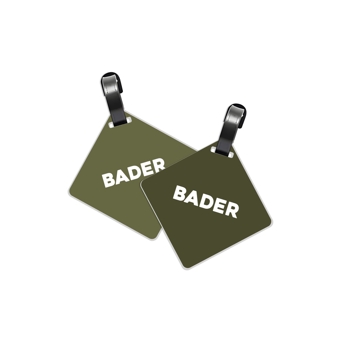 School Tags D188 - Olive