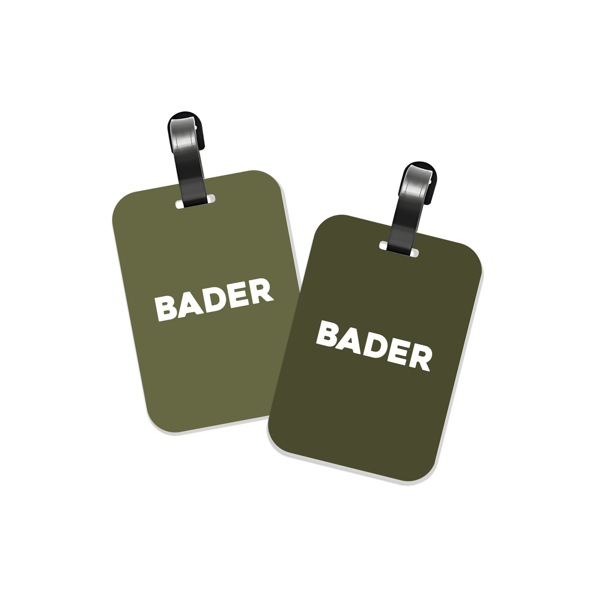 School Tags D188 - Olive