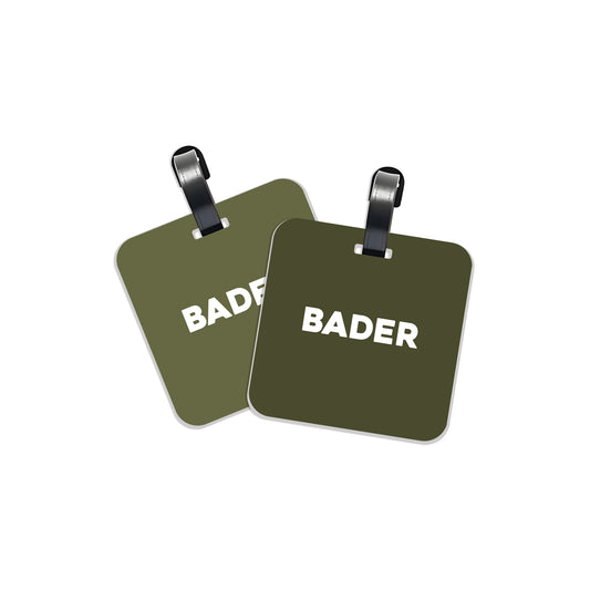 School Tags D188 - Olive