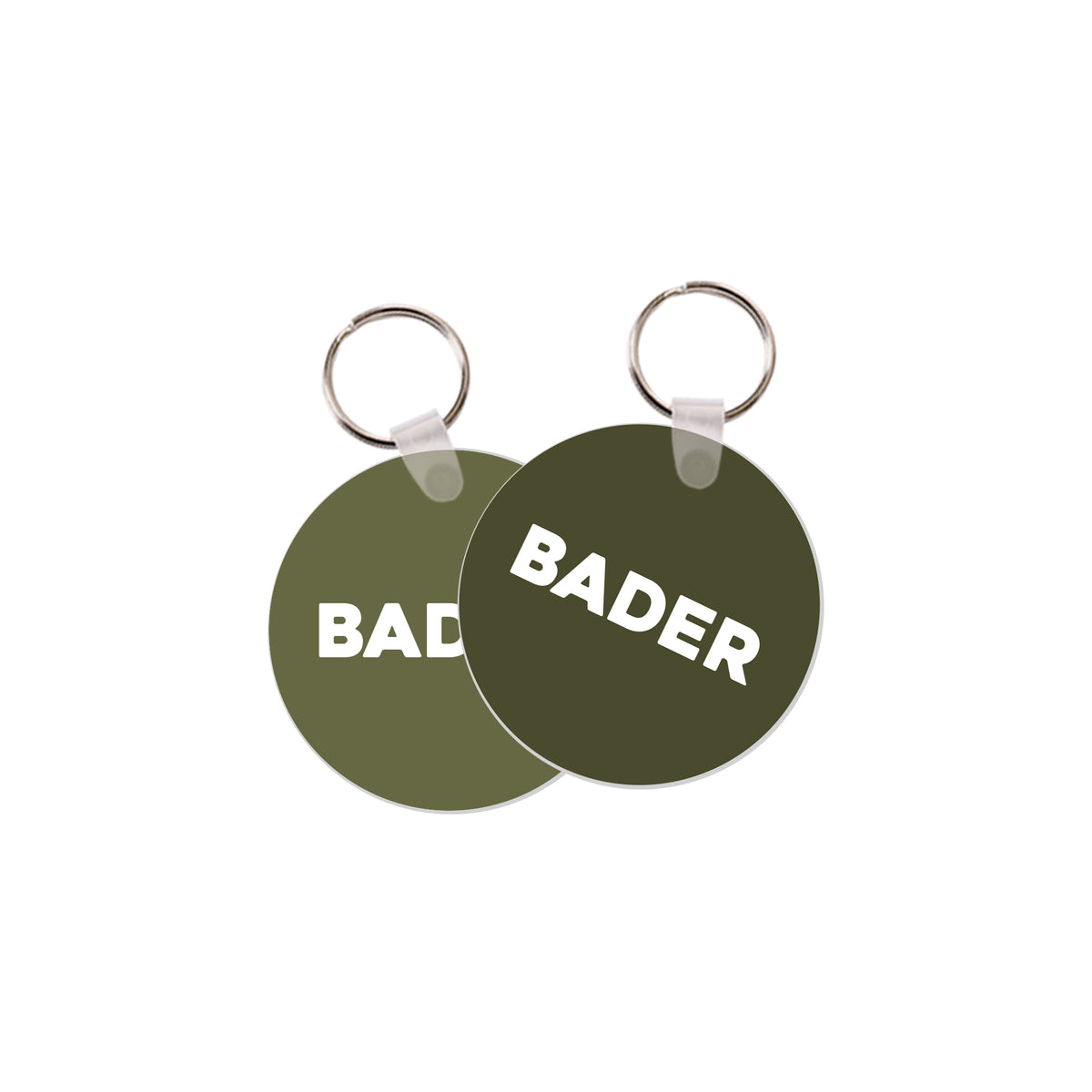 School Tags D188 - Olive