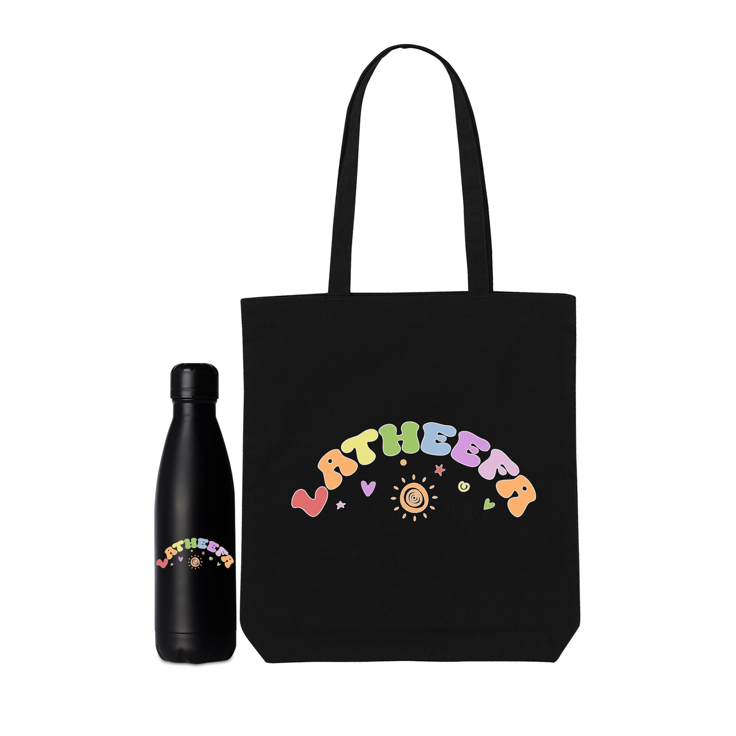 Tote bag & Bottle Gift Set D683