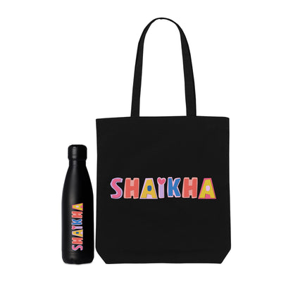 Tote bag & Bottle Gift Set D684