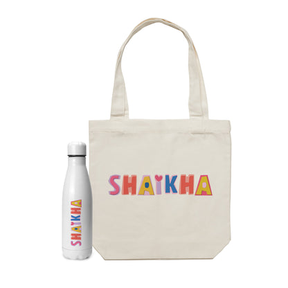 Tote bag & Bottle Gift Set D684