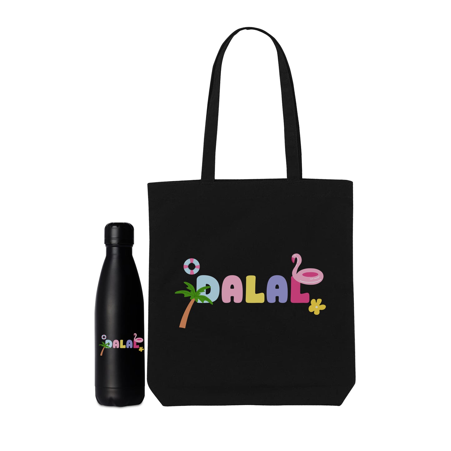 Tote bag & Bottle Gift Set D687