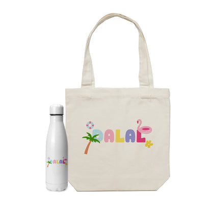 Tote bag & Bottle Gift Set D687