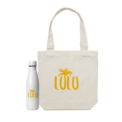 Tote bag & Bottle Gift Set D689