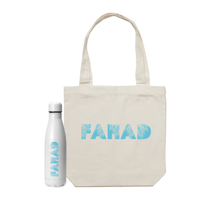 Tote bag & Bottle Gift Set D694