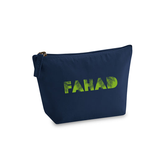 Navi Blue Organic Accessory Bag D05