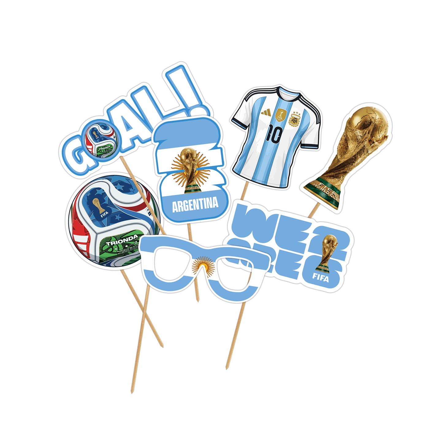 Argentina World Cup Photo Props