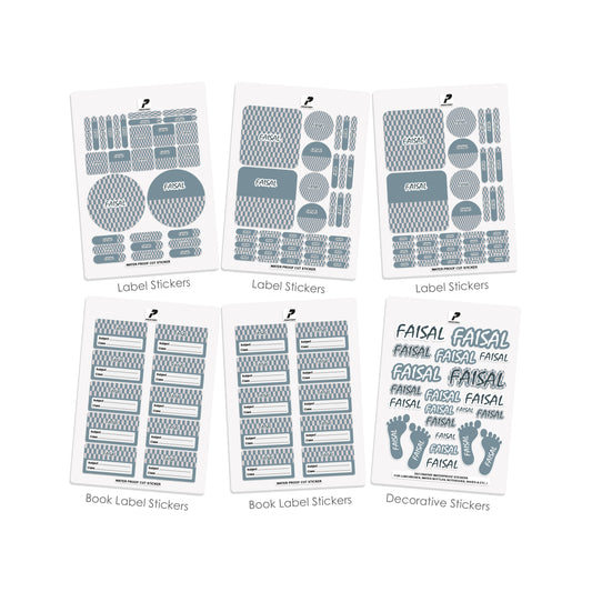 School Label Stickers Pack D086