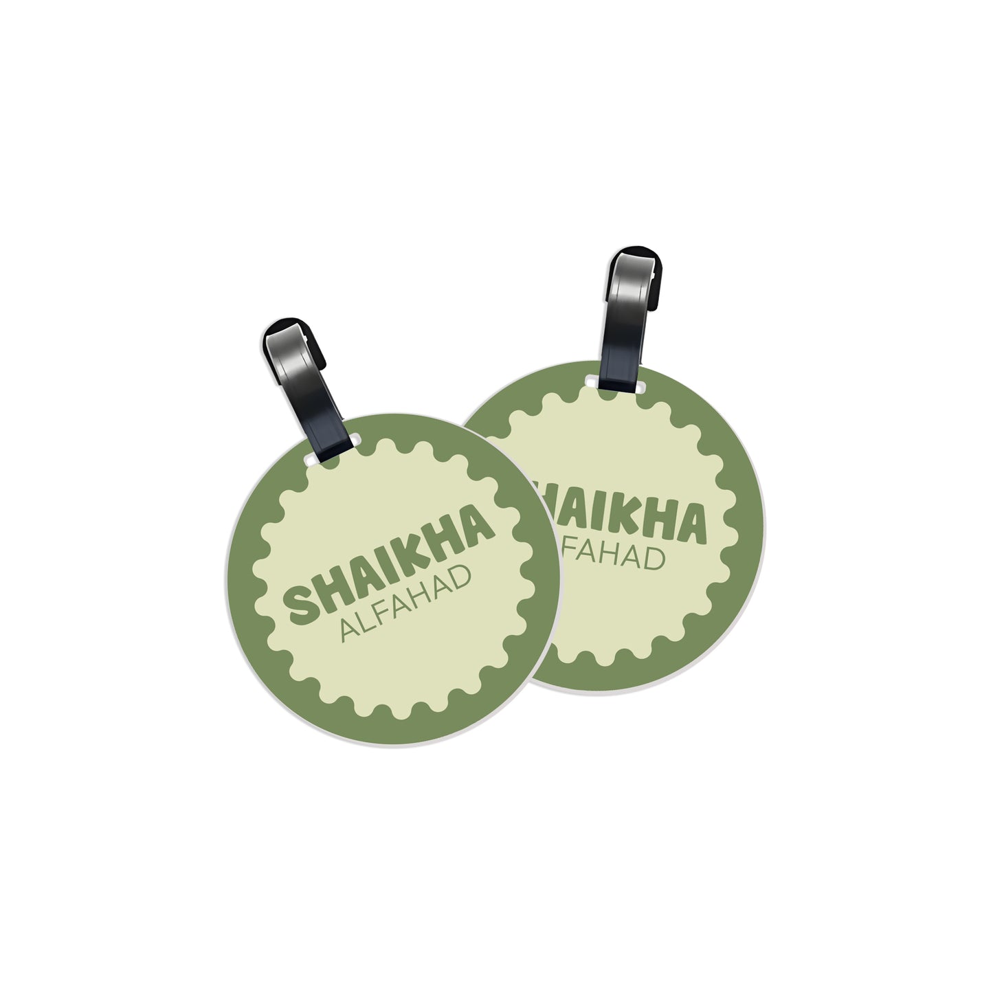 School Tags D170 - Green