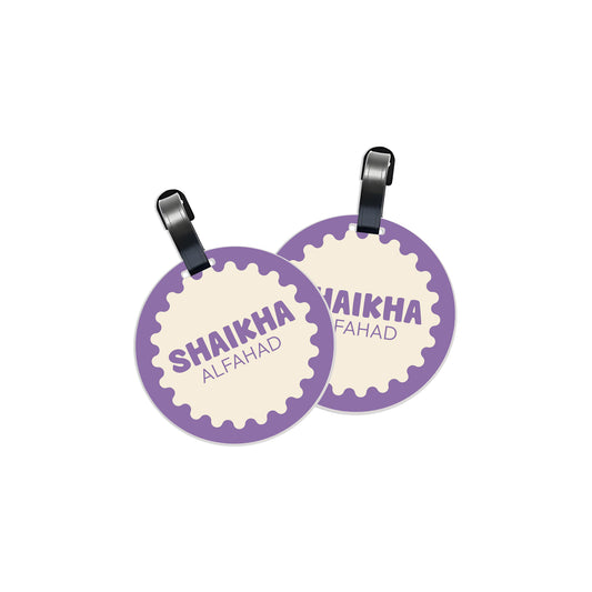 School Tags D170 - Purple
