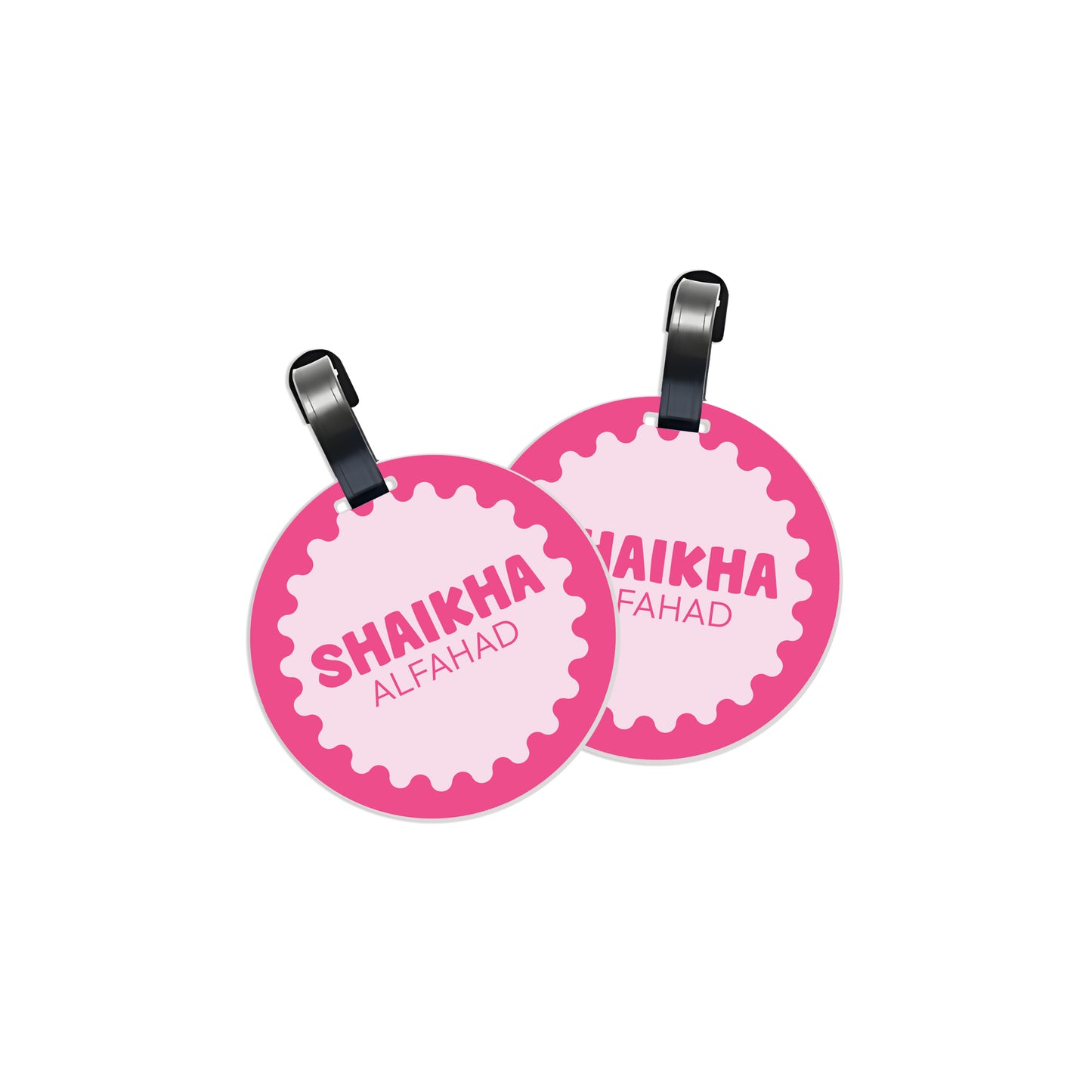 School Tags D170 - Pink