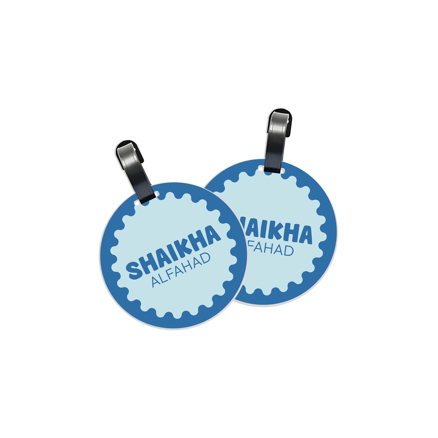 School Tags D170 - Blue