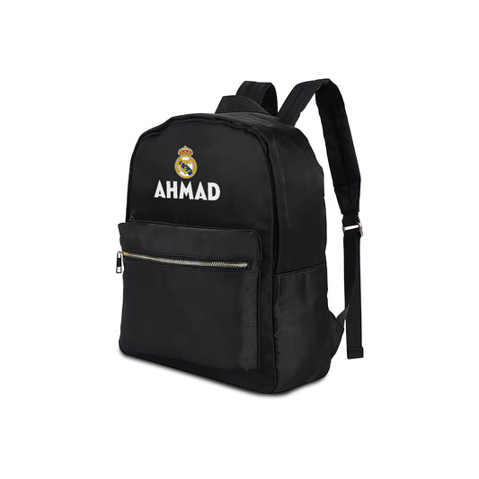 Black School Backpack 2025 - Real Madrid