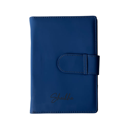 Leather Engraved Notebook D02
