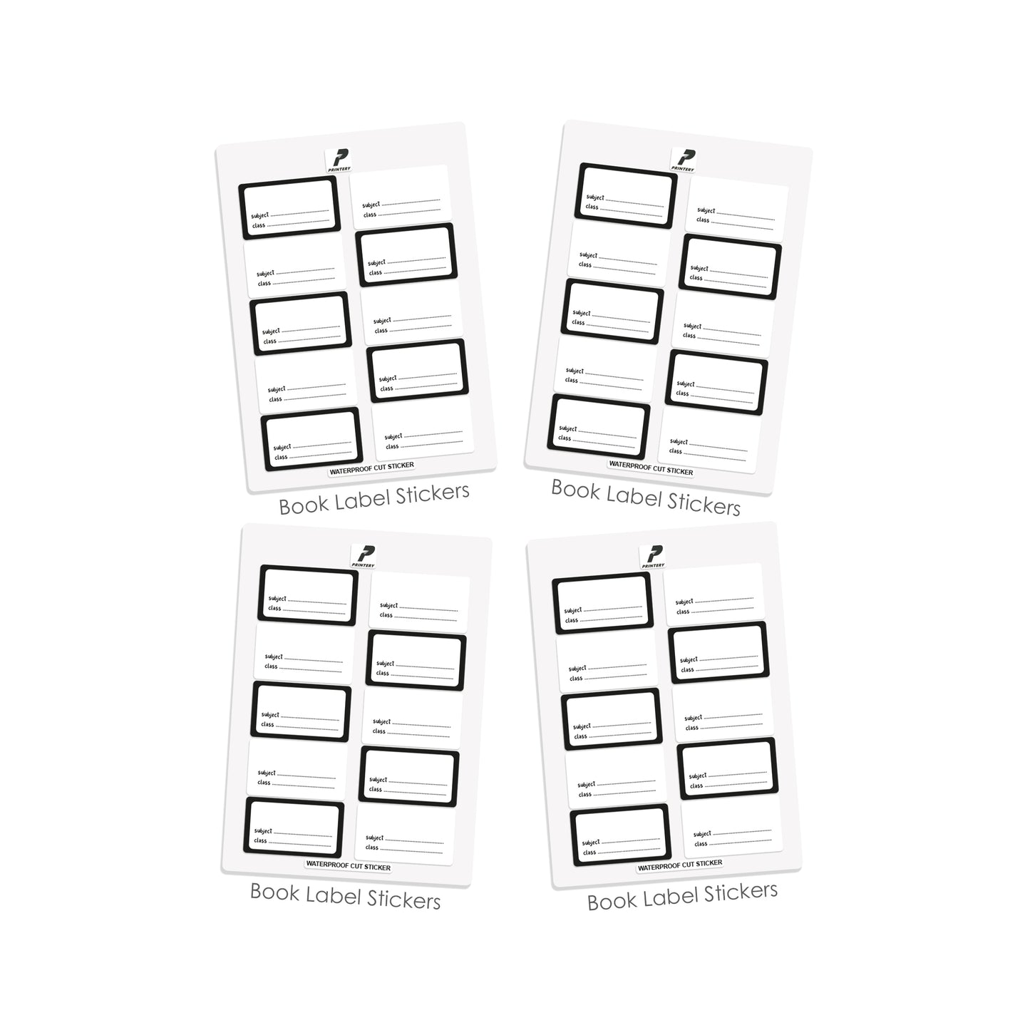 Ready to Buy School Label Pack D068