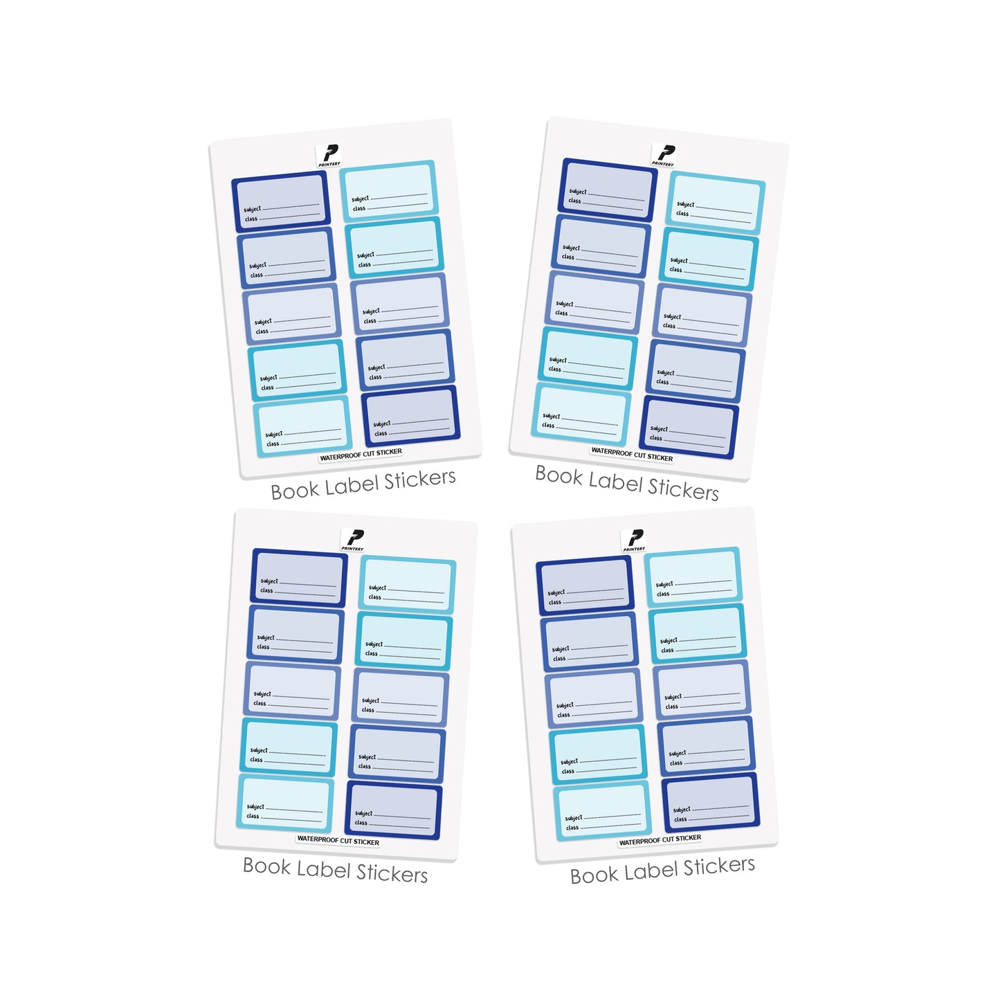 Ready to Buy School Label Pack D063