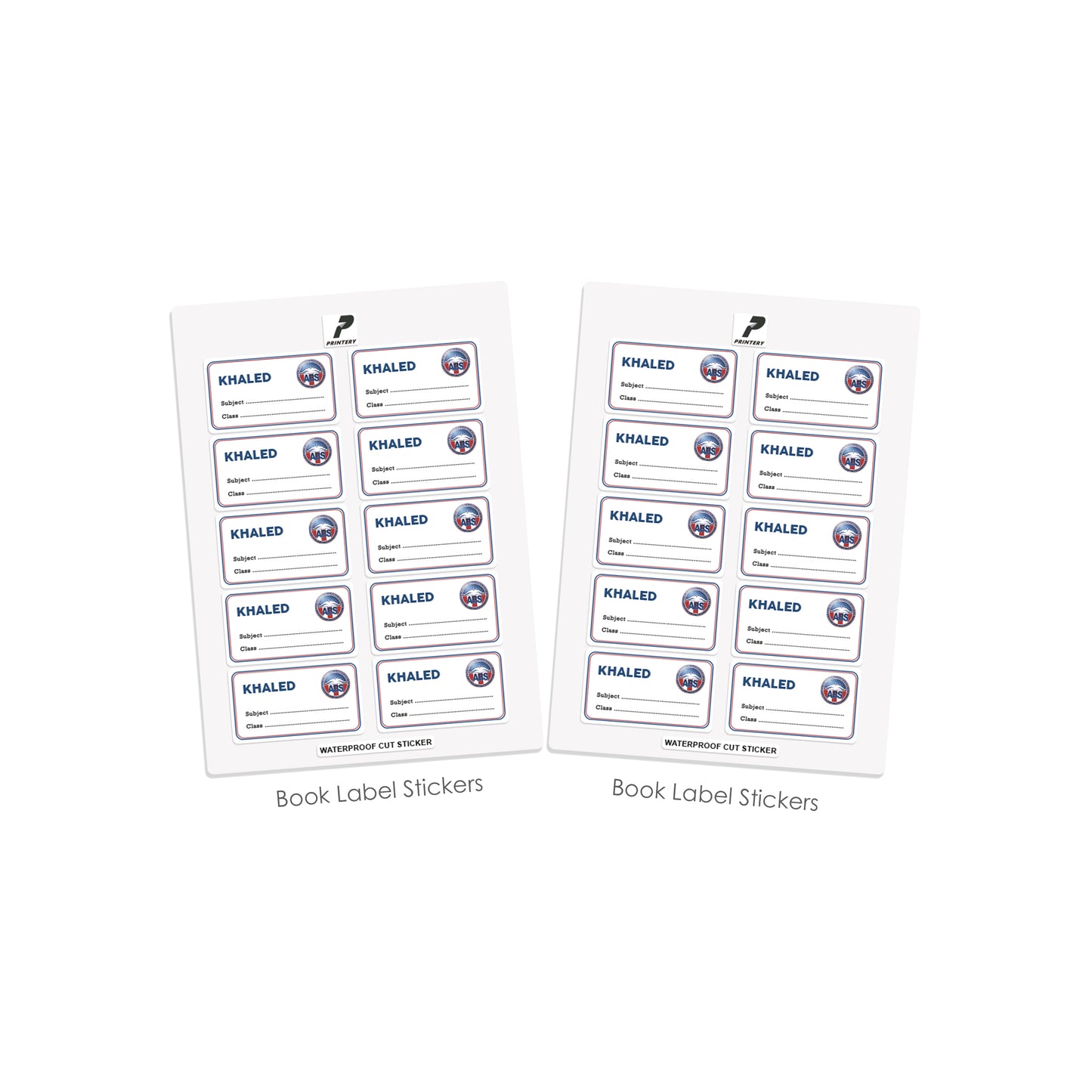 ABS Customized School Labels