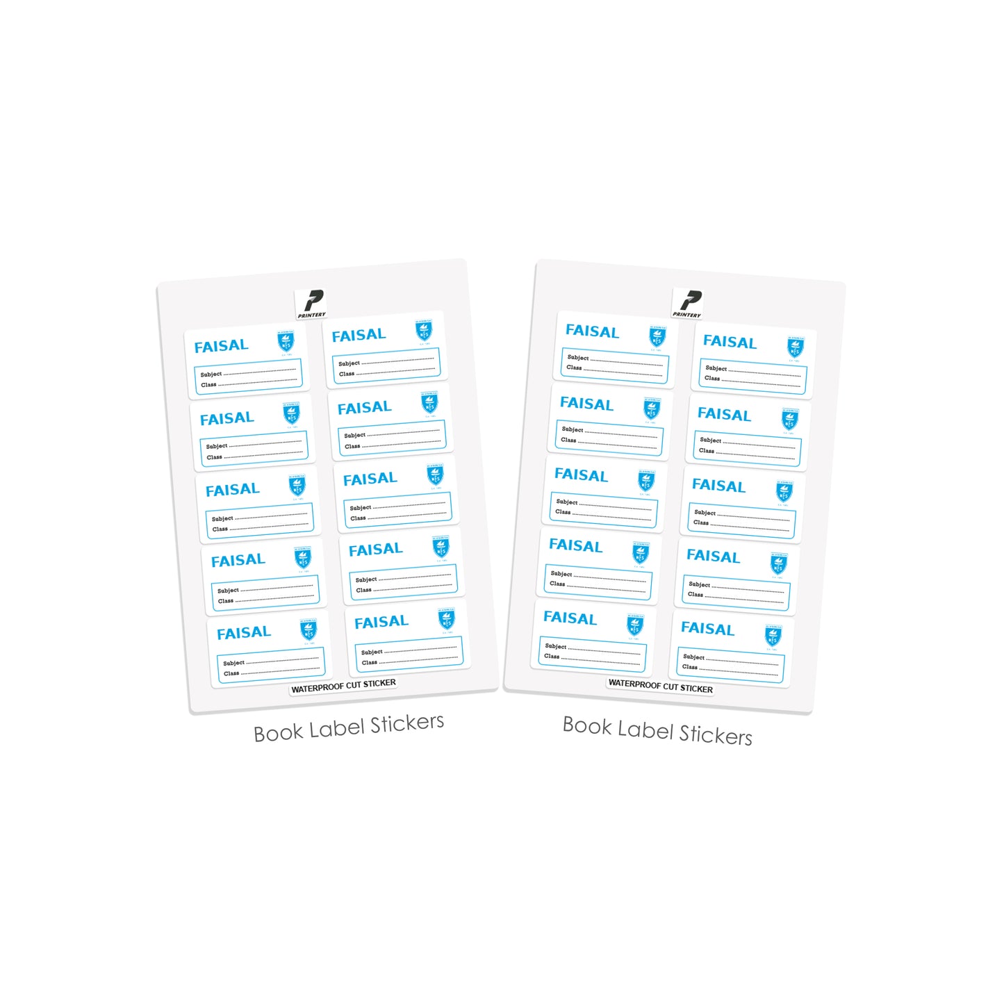 NES Customized School Labels