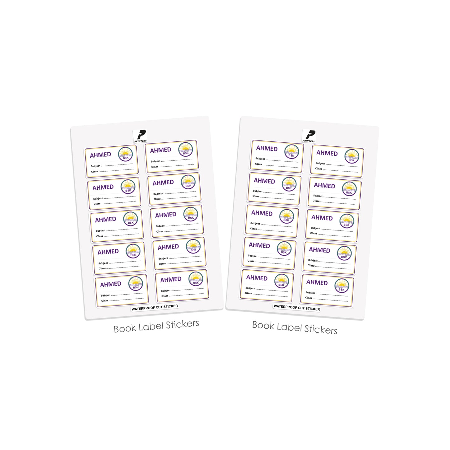 BSK Customized School Labels