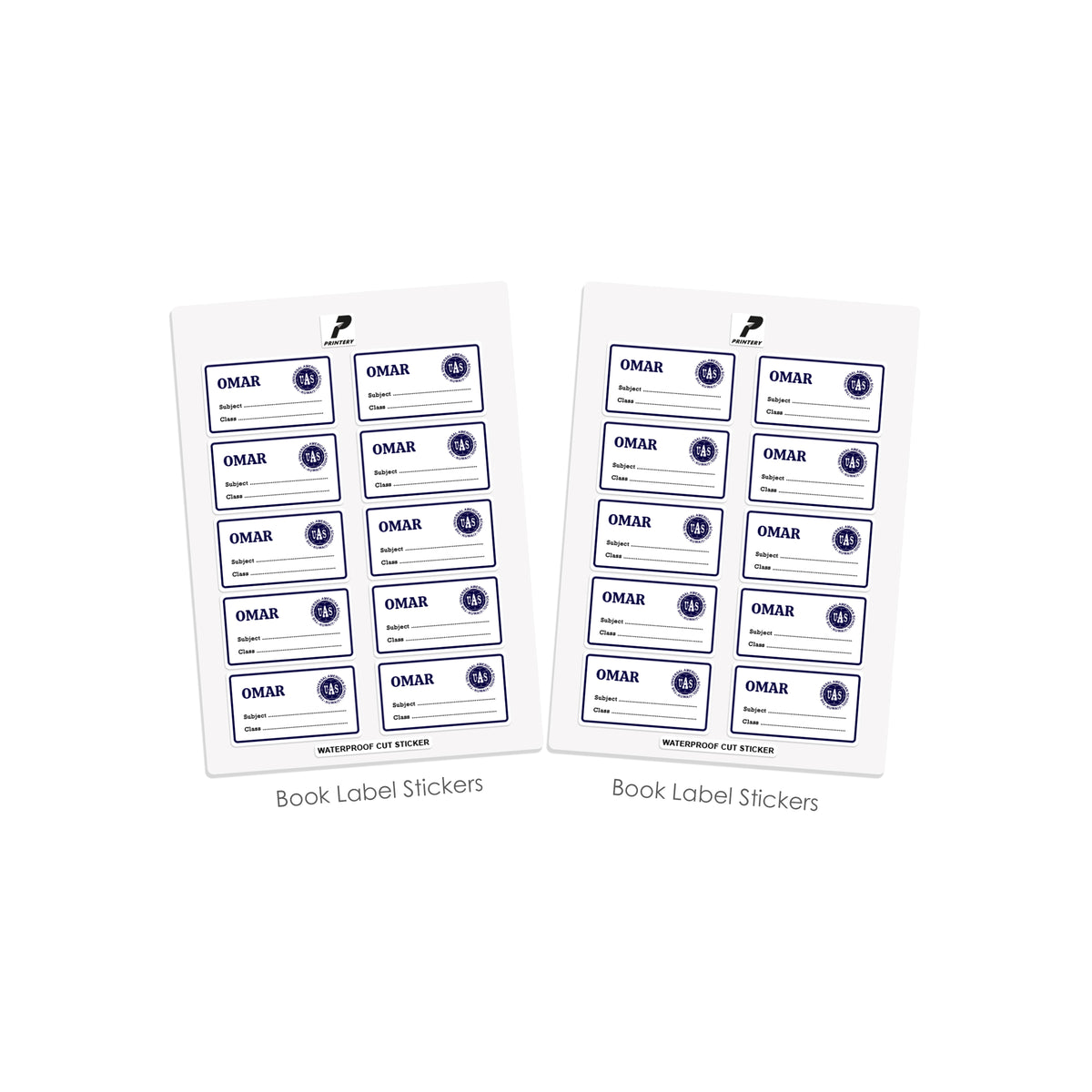 UAS Customized School Labels