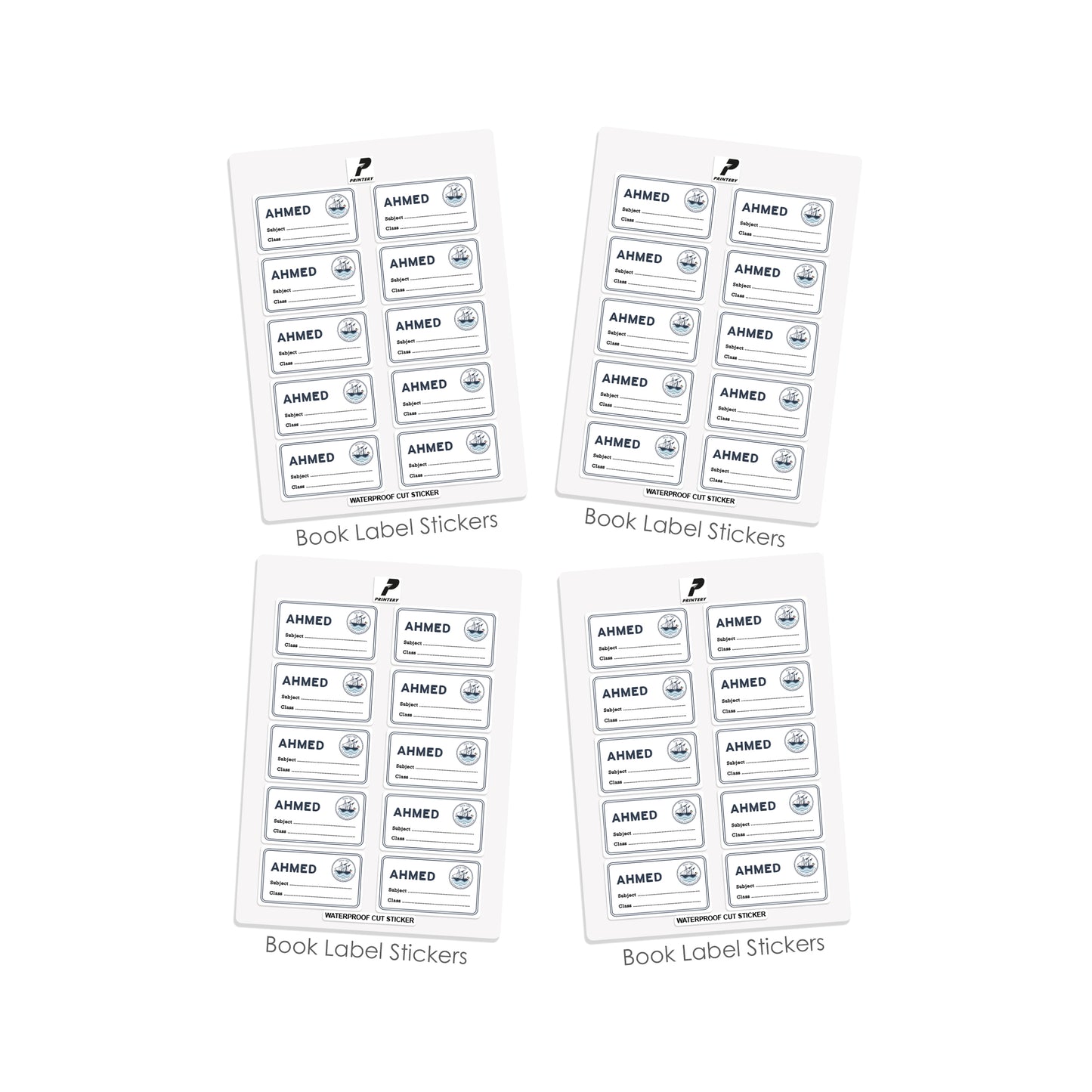 ASK Customized School Labels