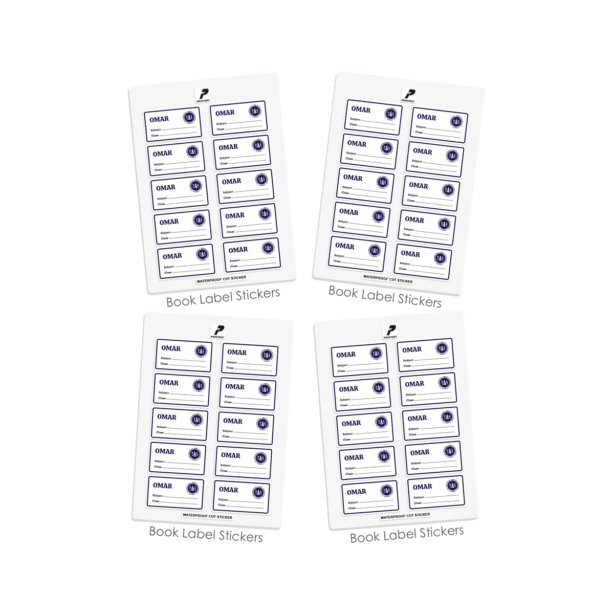 UAS Customized School Labels