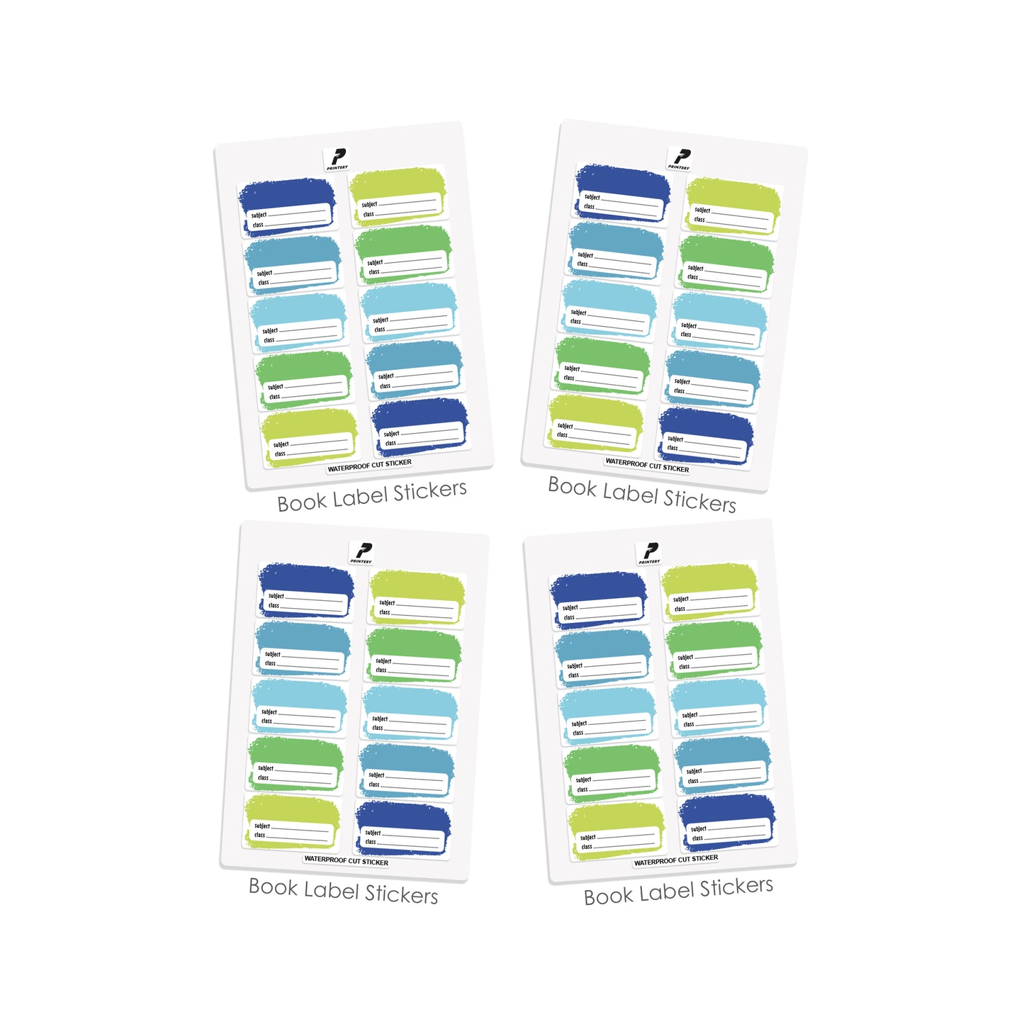 Ready to Buy School Label Pack D062