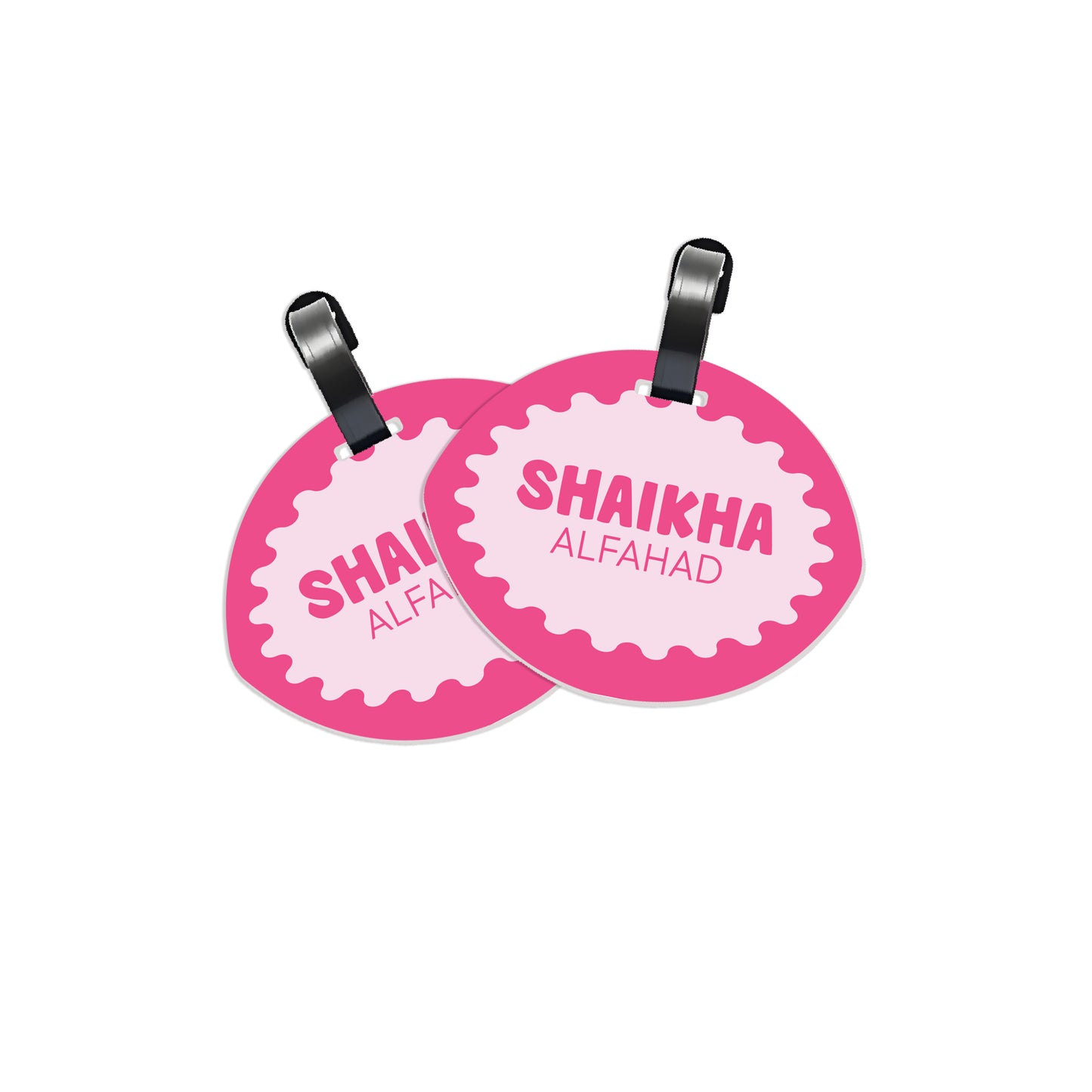 School Tags D170 - Pink