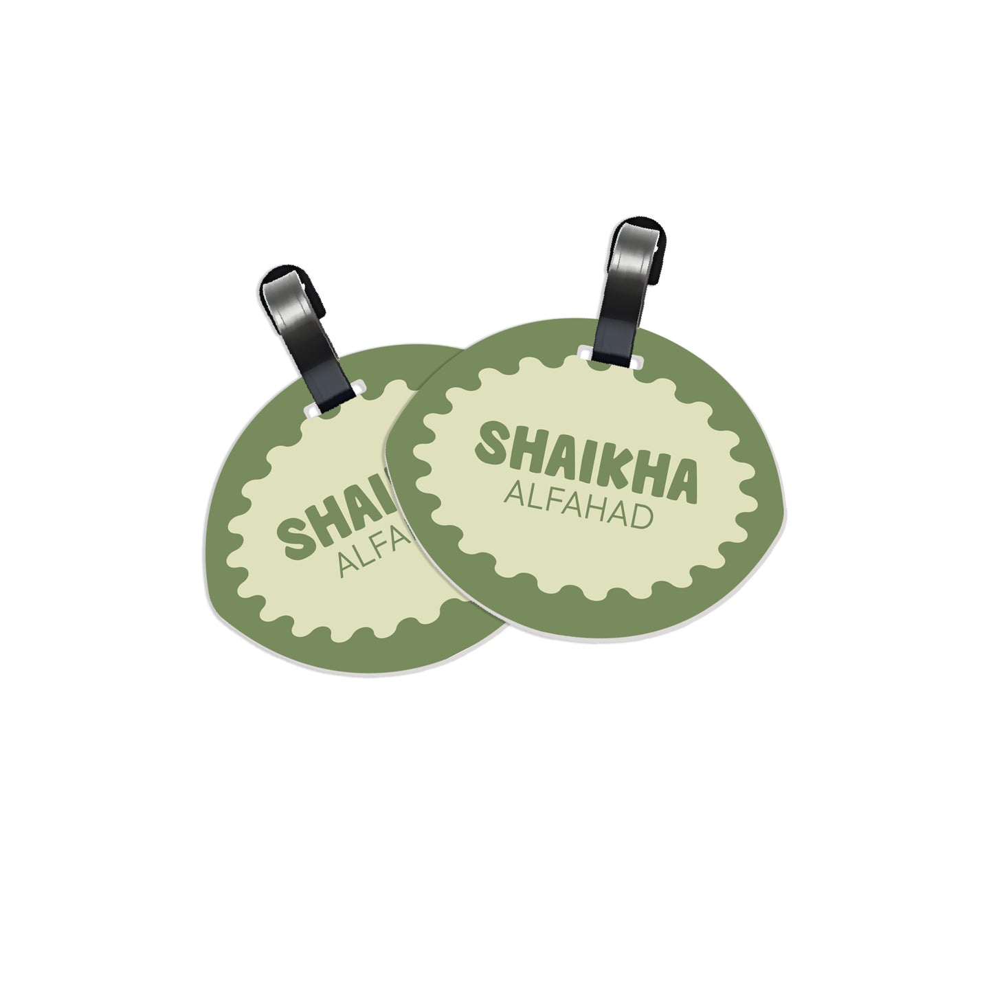 School Tags D170 - Green
