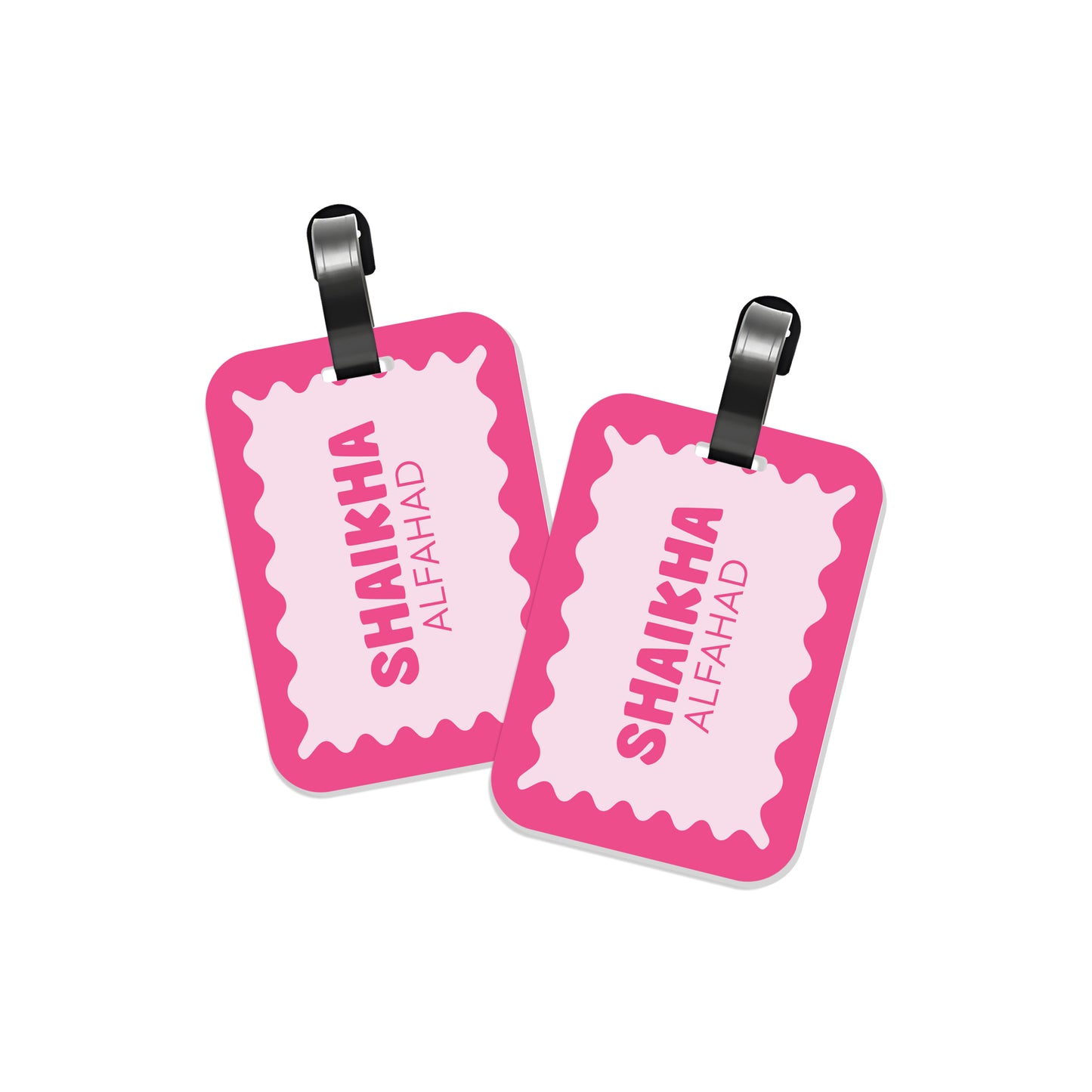 School Tags D170 - Pink