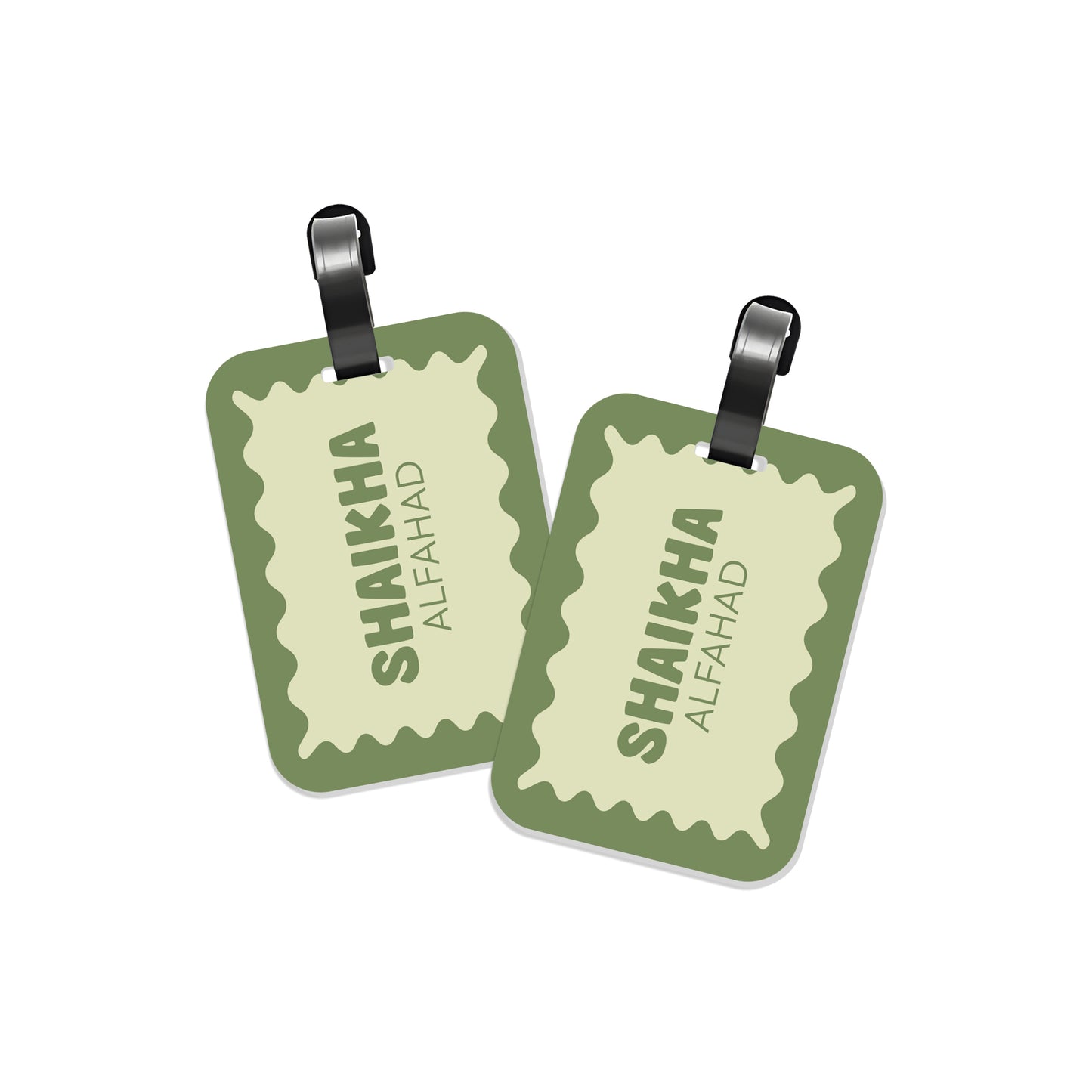 School Tags D170 - Green