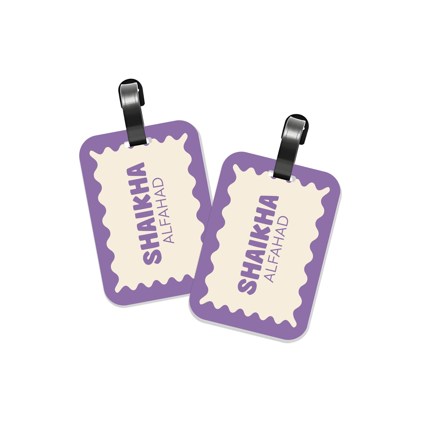 School Tags D170 - Purple