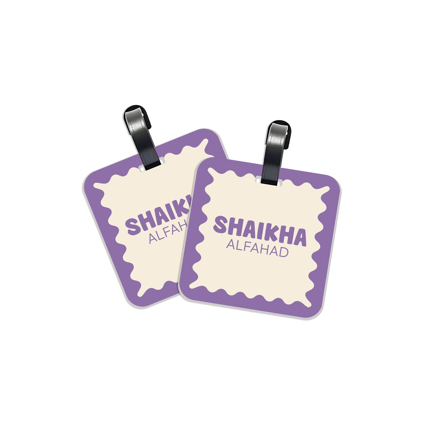 School Tags D170 - Purple