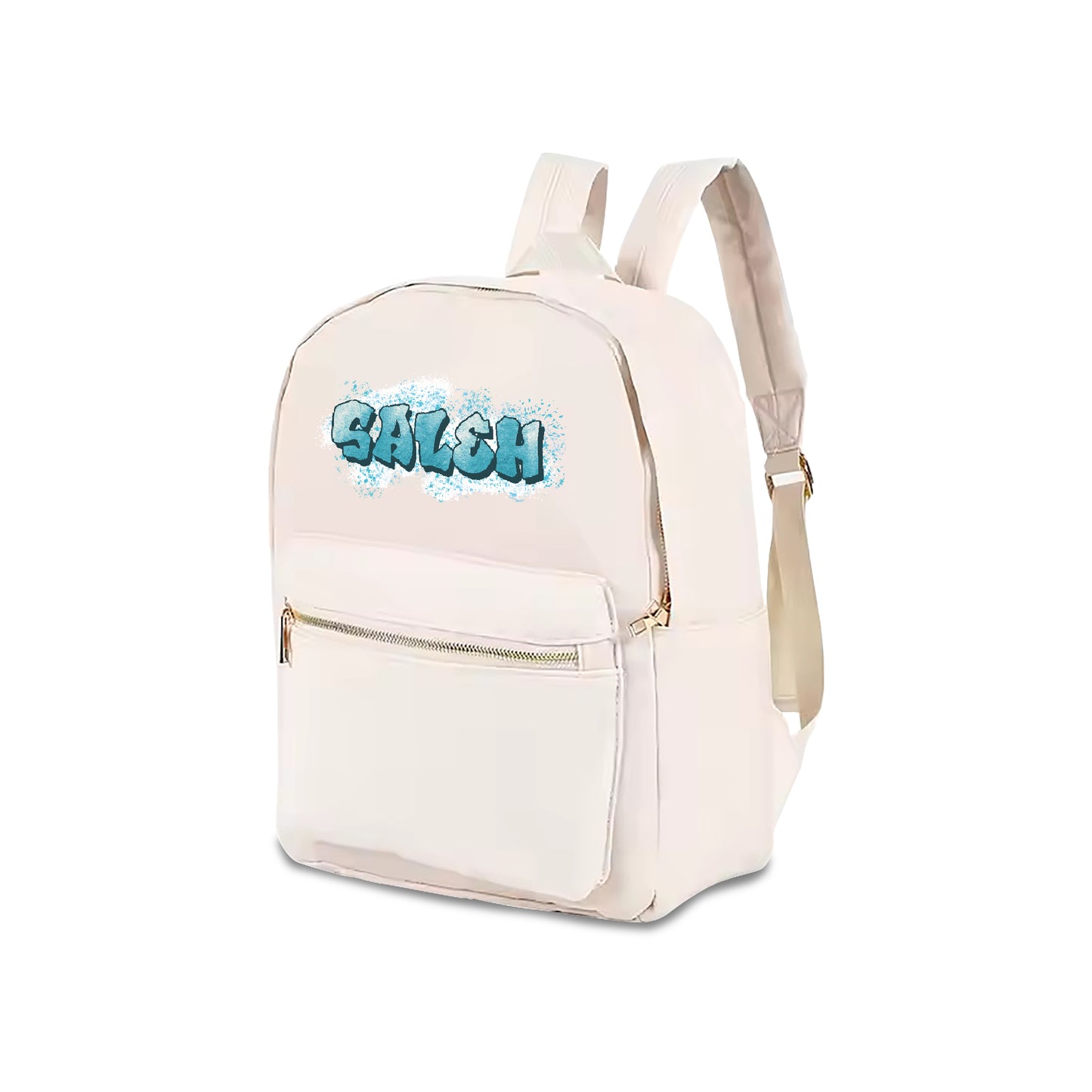 Nude Color School Backpack 2025 - Graffiti