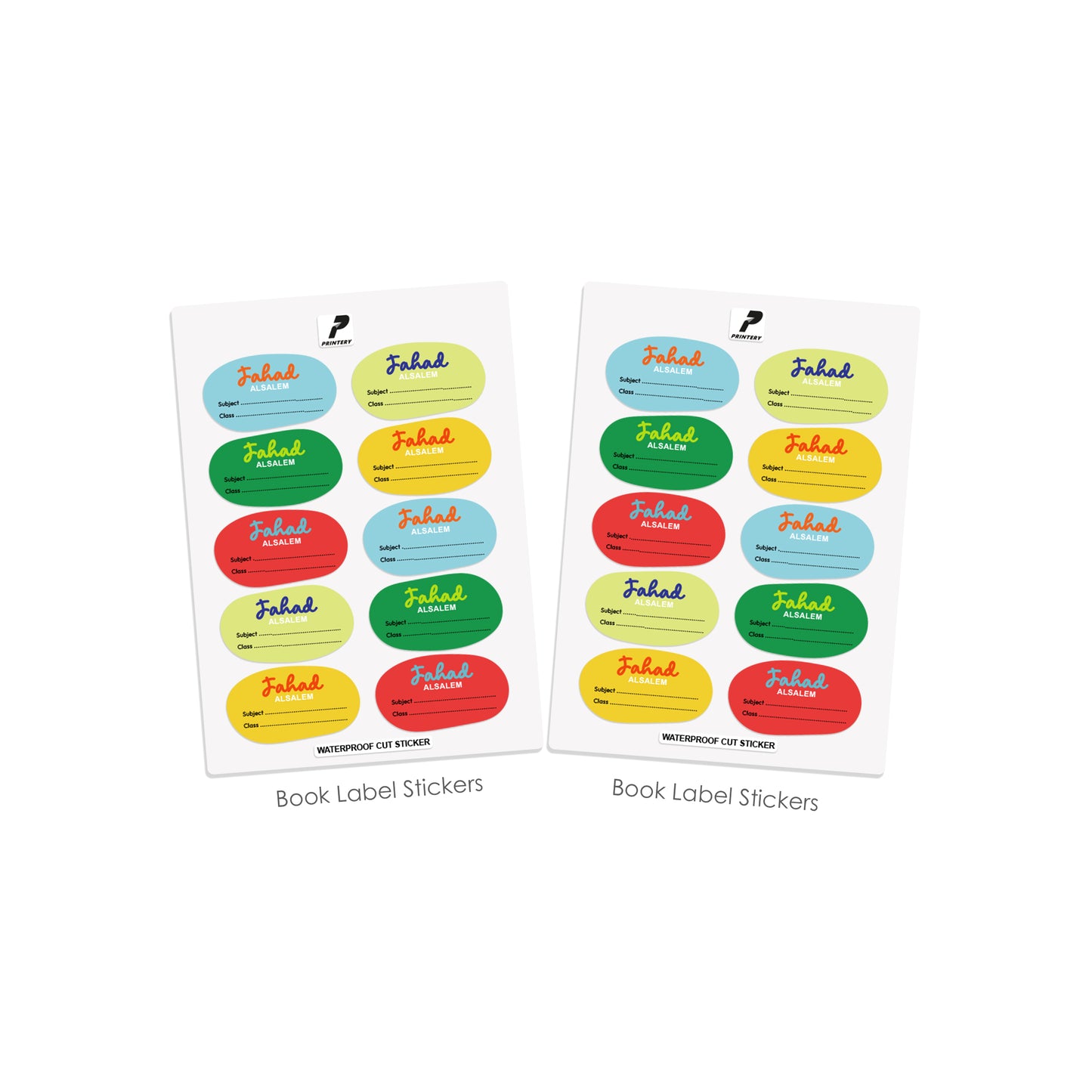 School Label Stickers Pack D173 - Boy