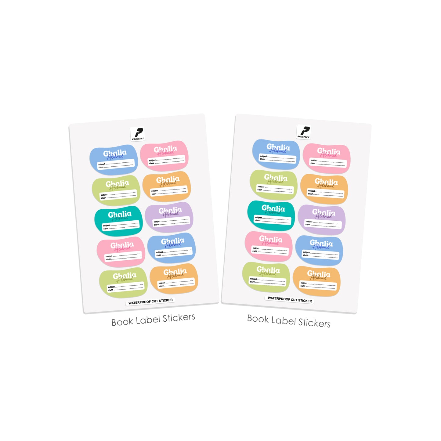 School Label Stickers Pack D179