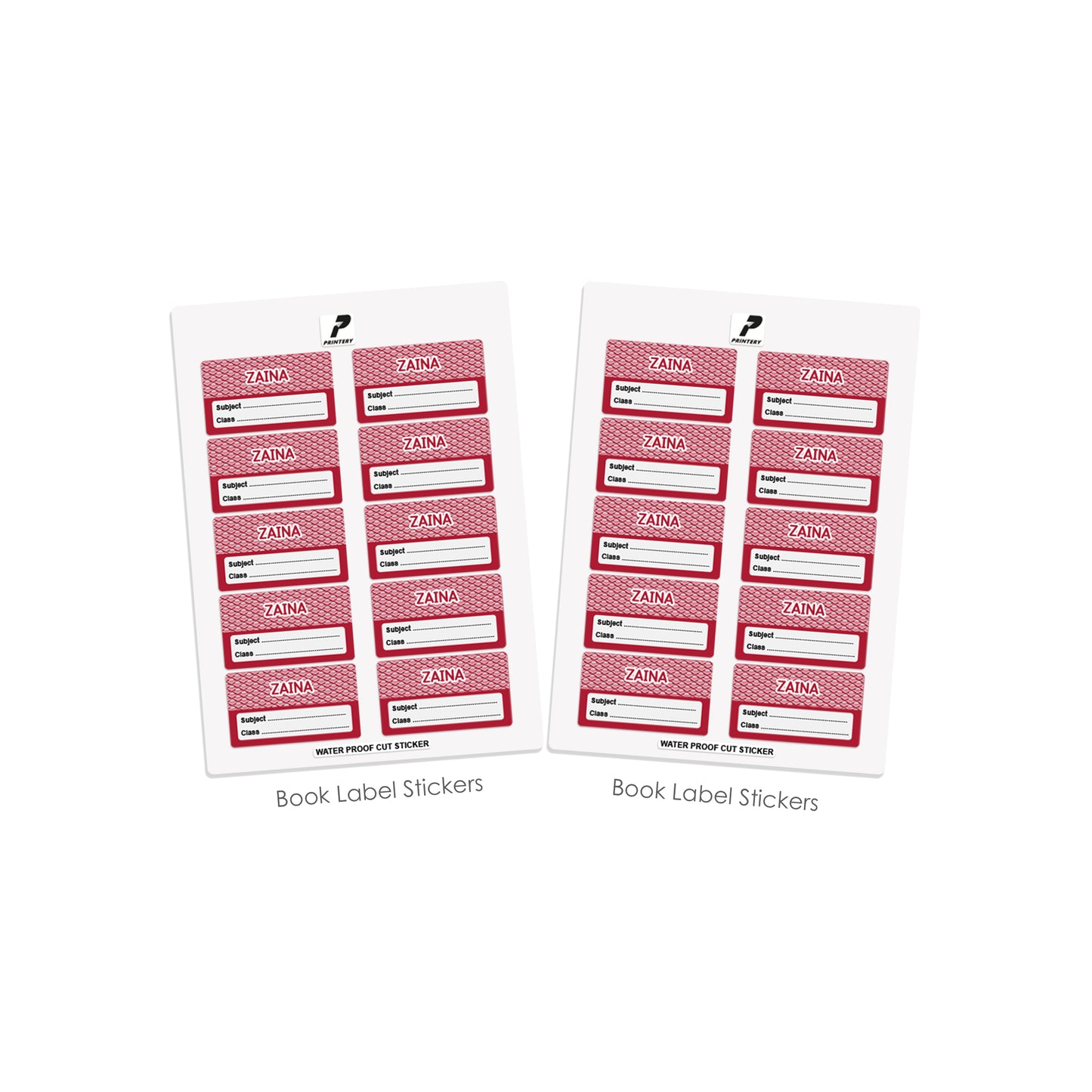 School Label Stickers Pack D087