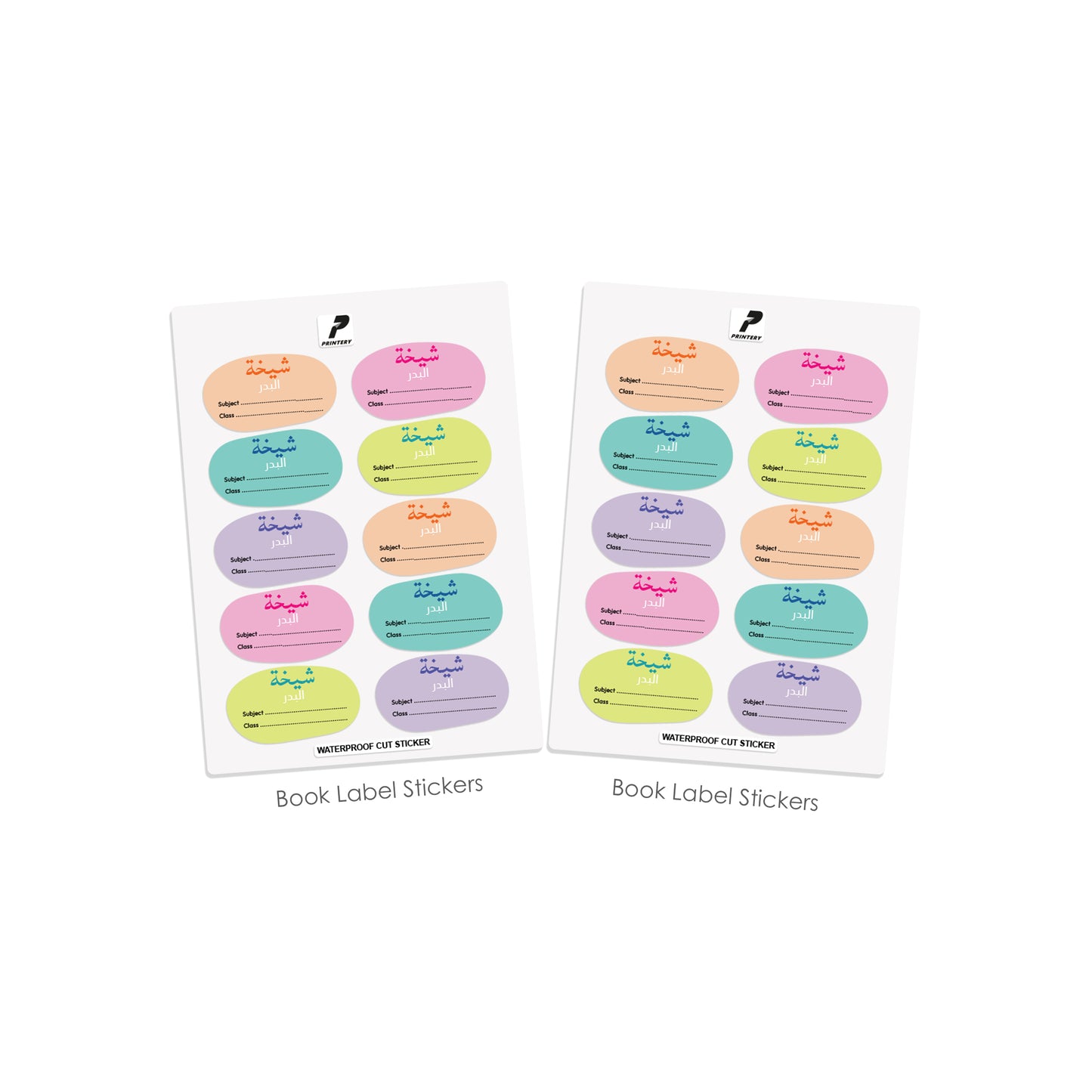 School Label Stickers Pack D173 - Girl