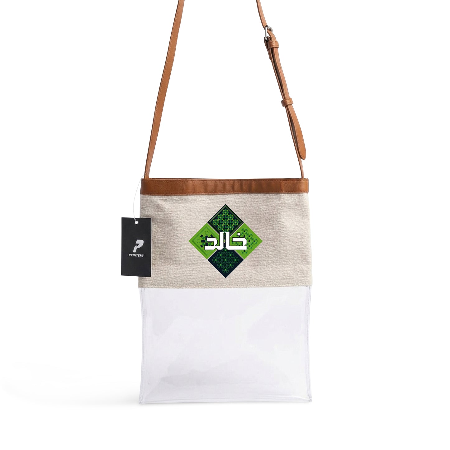 Gergean Leather Rectangle Cross Bag RD12 - Camel