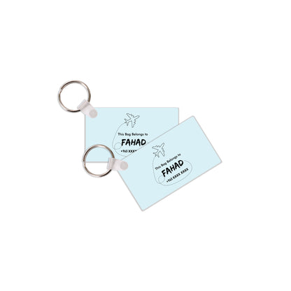 Travel Tags D01 Blue