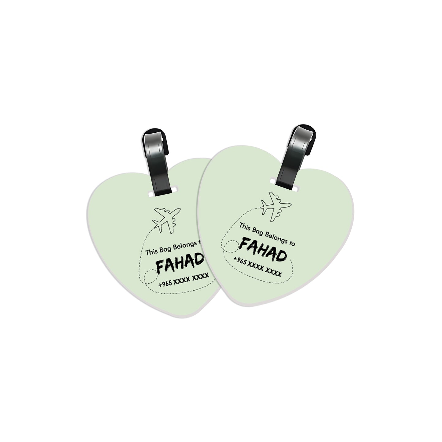 Travel Tags D01 Green