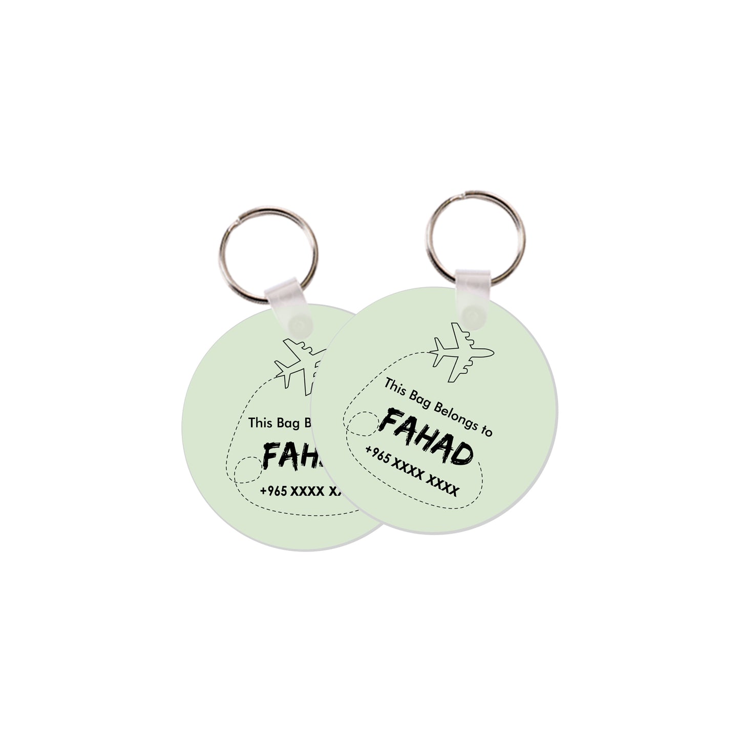 Travel Tags D01 Green