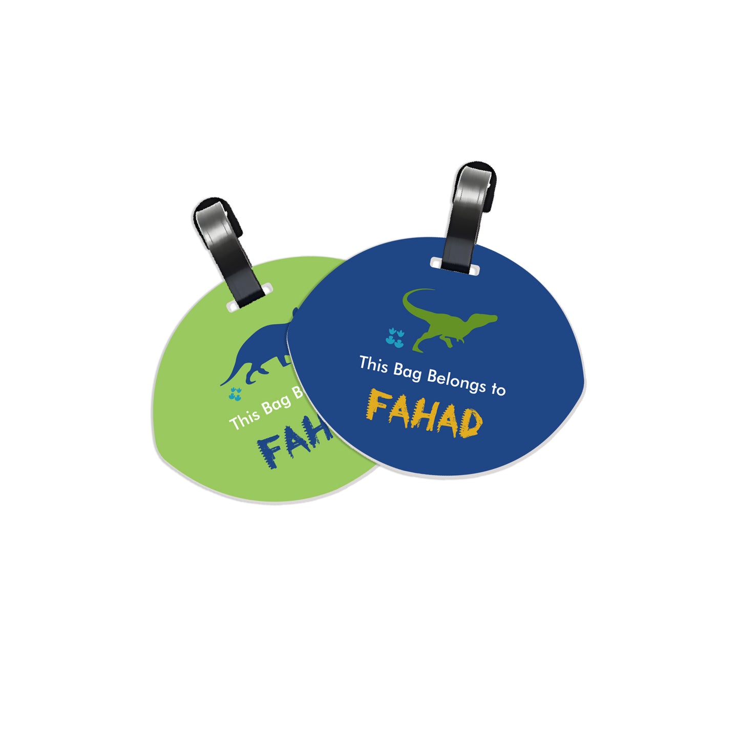 Dinosaur Travel Tags D02