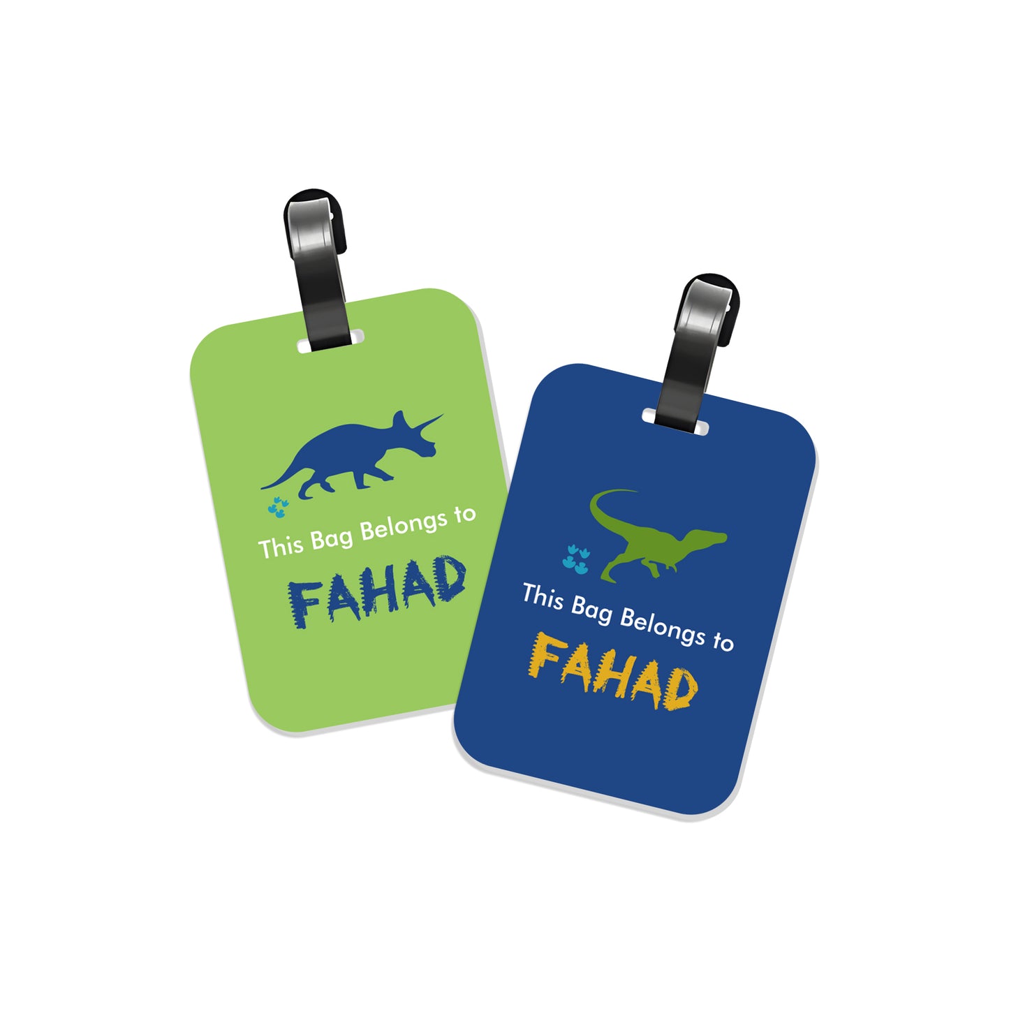 Dinosaur Travel Tags D02