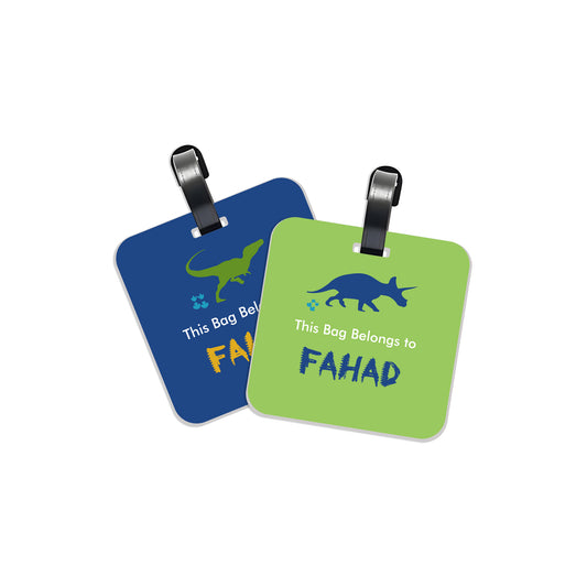 Dinosaur Travel Tags D02