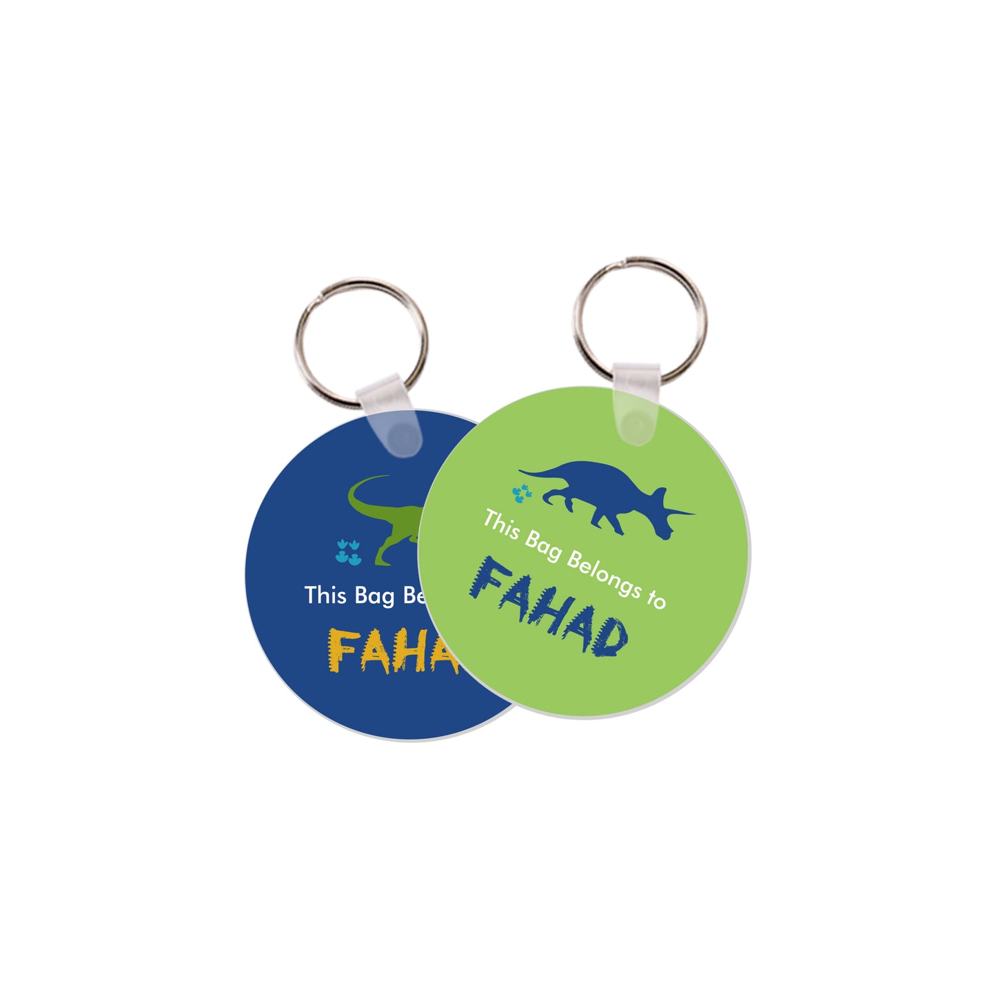 Dinosaur Travel Tags D02