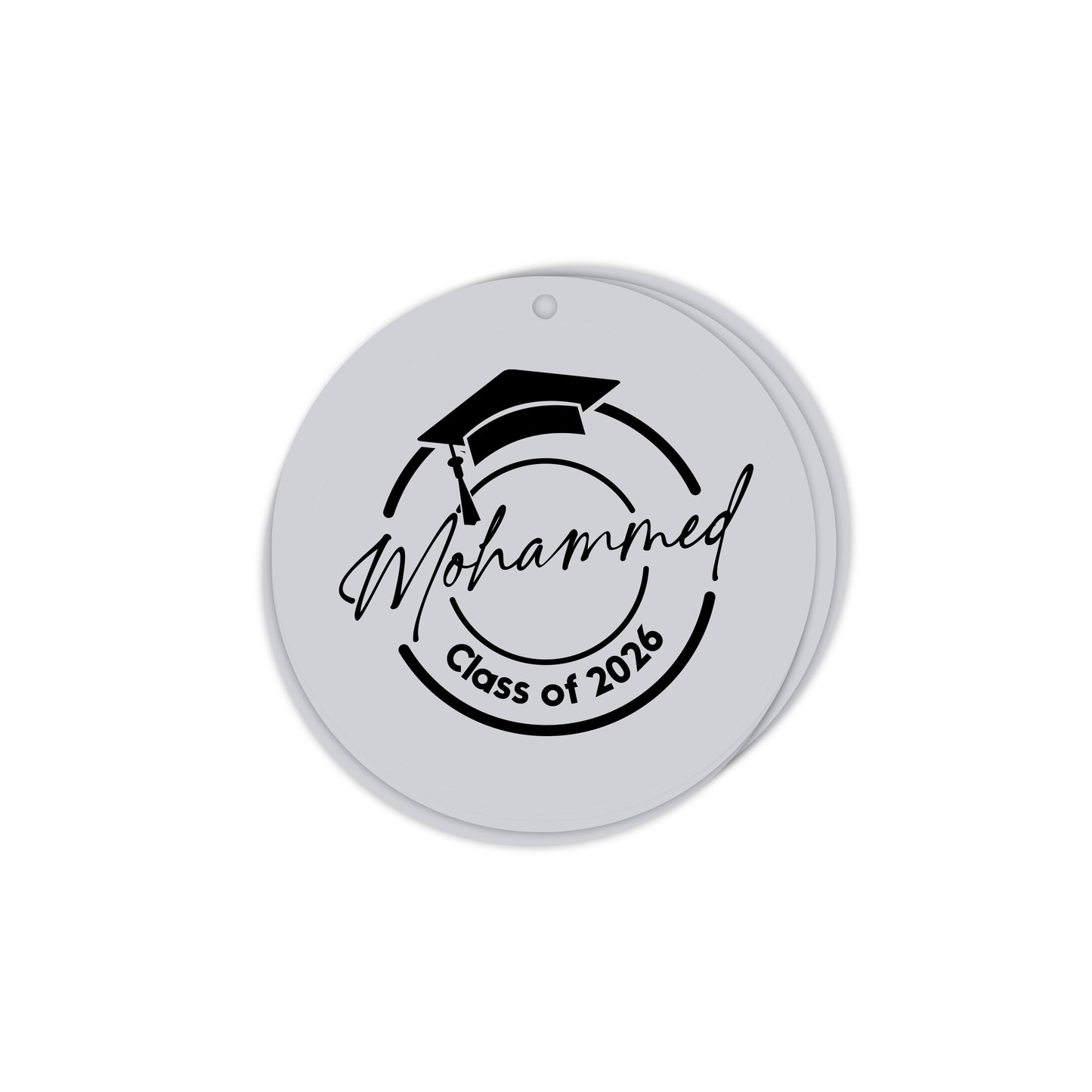 Circle Graduation Cards / Stickers D02